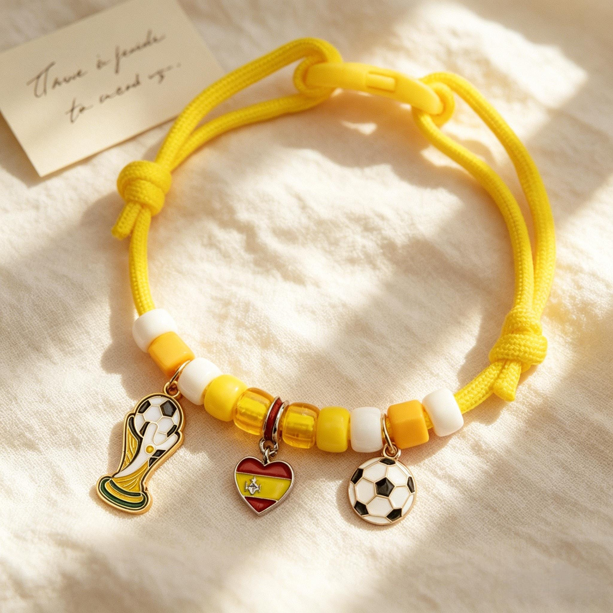 Champion Trophy Soccer Charm Beaded Pet Necklace Collar - Image 4